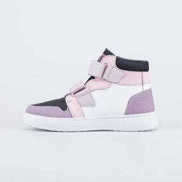 552342-32 Утепленные ботинки для девочки для девочки сиреневый + розовый фото №2