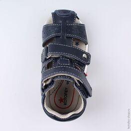 122131-21 Сандалии для мальчики светло-синий фото №4