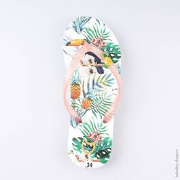 626001-01 Пляжная обувь для девочки разноцветный фото №4