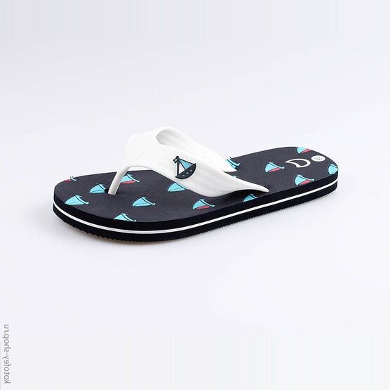 626003-02 Пляжная обувь для мальчики син-бел