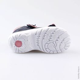 122102-26 Босоножки для девочки светло-синий фото №3