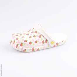 325068-02 Клоги пляжные для девочки бел-цве