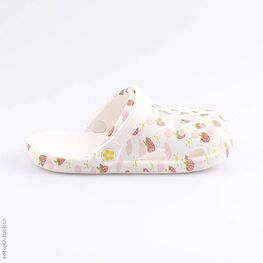 325068-02 Клоги пляжные для девочки бел-цве фото №2