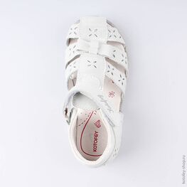 322077-22 Босоножки для девочки серебрист. фото №4