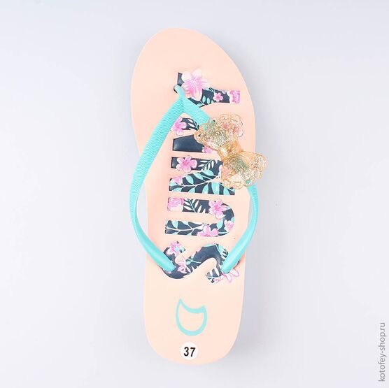 626000-02 Пляжная обувь для девочки розовый фото №4