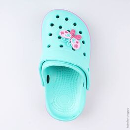 325078-02 Пляжная обувь с LED-подсветкой для девочки бирюзовый фото №4
