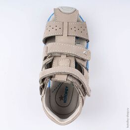 122131-22 Сандалии для мальчики серый фото №4