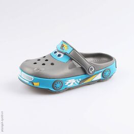 325067-01 Клоги пляжные для мальчики сер-гол