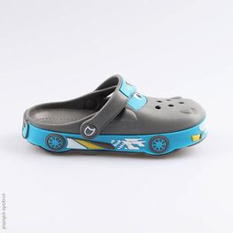 325067-01 Клоги пляжные для мальчики сер-гол фото №2