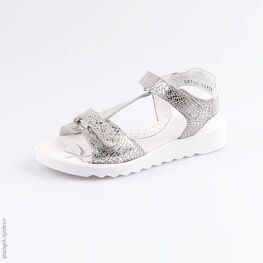 522131-22 Босоножки для девочки серебрист.
