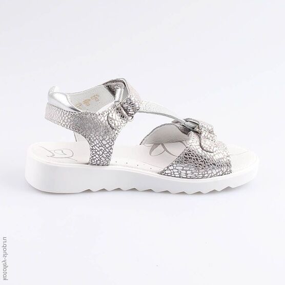 522131-22 Босоножки для девочки серебрист. фото №2