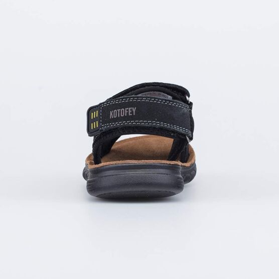 522173-71 Кожаные сандалии для мальчика для мальчики черный фото №5