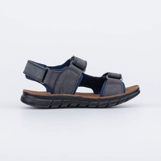 522173-72 Сандалии из натурального нубука для мальчики синий фото №2