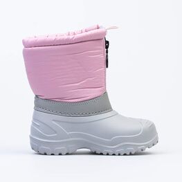 264015-41 Сноубутсы с защитой от снега для девочки сер-роз фото №2