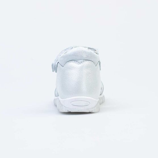 322138-21 Босоножки для девочки кожаные для девочки белый фото №5