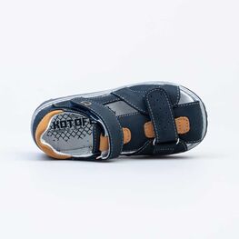 422050-23 Сандалии для мальчики син-жел фото №4