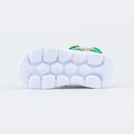 323069-12 Пляжная обувь LED-подсветкой на подошве для мальчики зел-ора фото №3