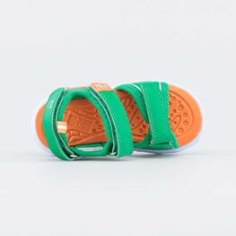 323069-12 Пляжная обувь LED-подсветкой на подошве для мальчики зел-ора фото №4