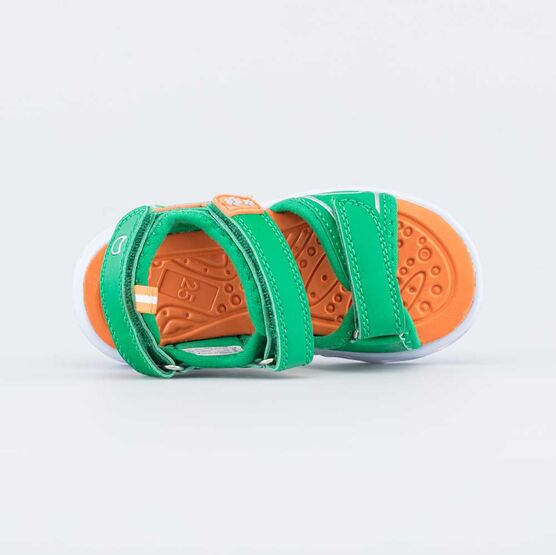 323069-12 Пляжная обувь LED-подсветкой на подошве для мальчики зел-ора фото №4