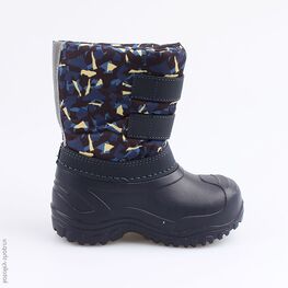 364025-42 Сноубутсы для мальчики син-жел фото №2