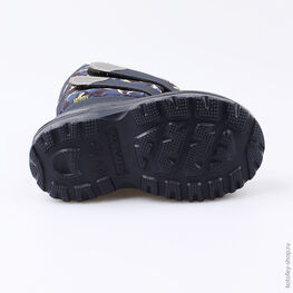 364025-42 Сноубутсы для мальчики син-жел фото №3