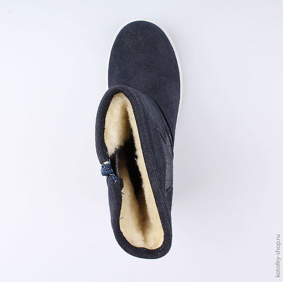 562045-41 Сапожки для девочки светло-синий фото №4