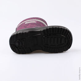 461903-41 Мембранные сапожки для девочки бордовый фото №3