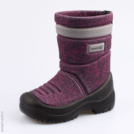 461903-41 Мембранные сапожки для девочки бордовый