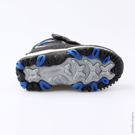 454977-44 Мембранные ботинки для мальчики чер-син фото №3