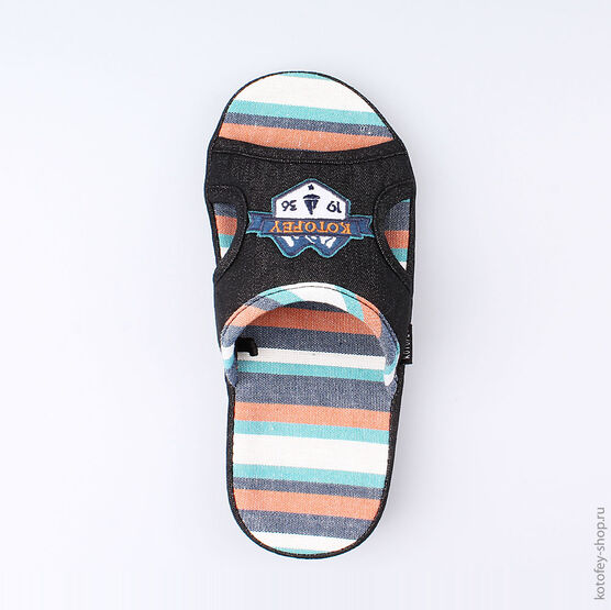 531023-13 Тапочки для мальчики черный фото №4