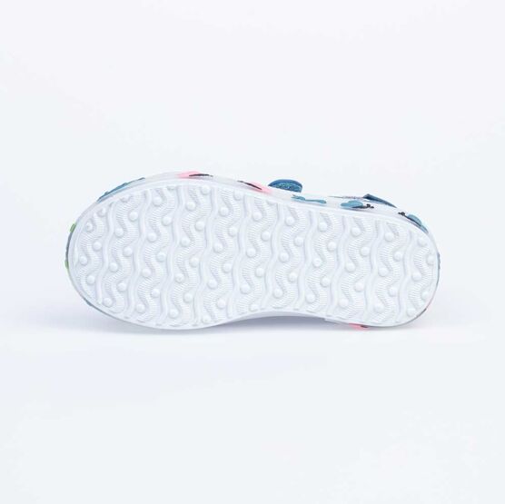 331155-11 Кеды с LED-подсветкой на подошве для девочки голубой фото №3