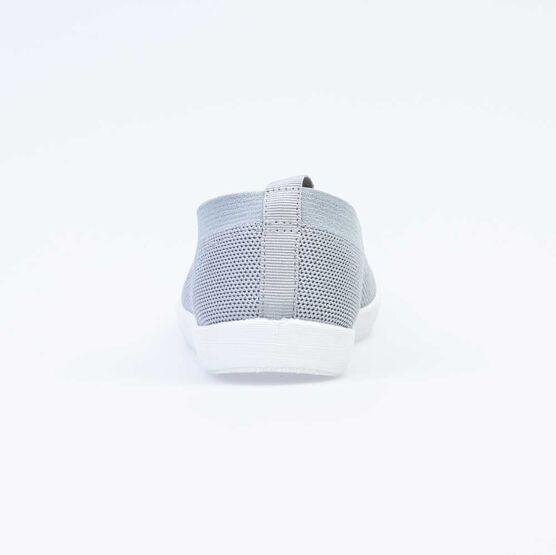 631126-11 Кеды из вязаного текстиля для девочки серый фото №5