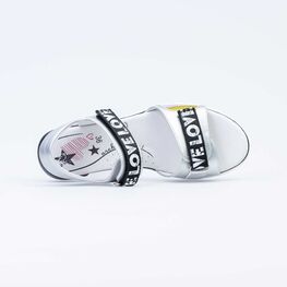 724021-21 Босоножки для девочки серебрист. фото №4