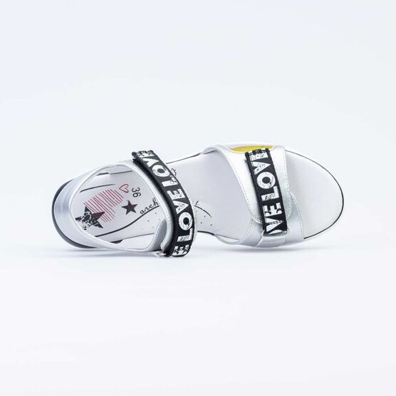 724021-21 Босоножки для девочки серебрист. фото №4