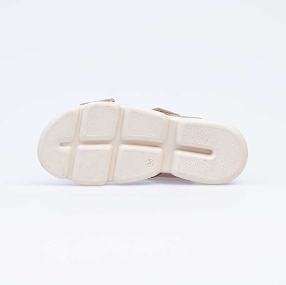 522154-22 Кожаные босоножки для девочки для девочки бронзовый фото №3