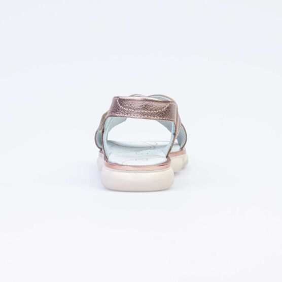 522154-22 Кожаные босоножки для девочки для девочки бронзовый фото №5