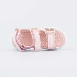 524082-11 Пляжная обувь с LED-подсветкой на подошве для девочки коралл фото №4