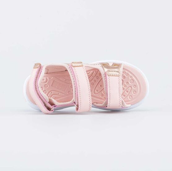 524082-11 Пляжная обувь с LED-подсветкой на подошве для девочки коралл фото №4