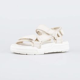 721013-11 Пляжные сандалии на липучках Бежевая карамель для девочки бежевый