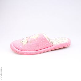 531010-11 Тапочки розовые для девочки розовый
