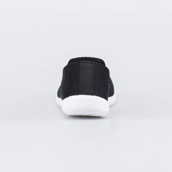 531281-11 Черные туфли-балетки из вязаного текстиля для девочки черный фото №5