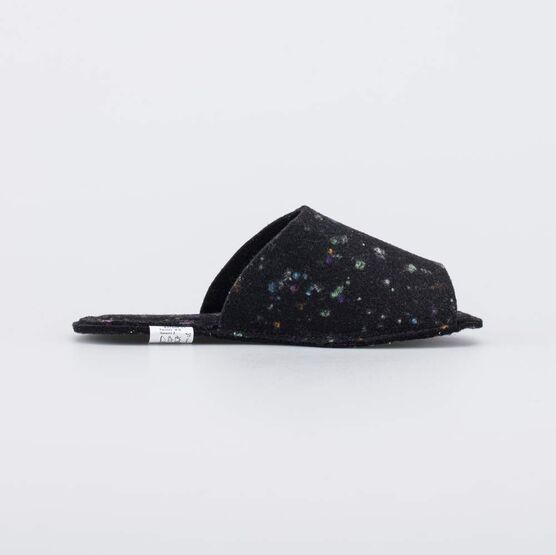 837008-01 Женские войлочные тапочки для девочки черный фото №2