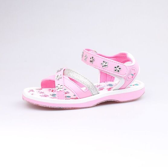 425007-11 Пляжная обувь розовая для девочки розовый