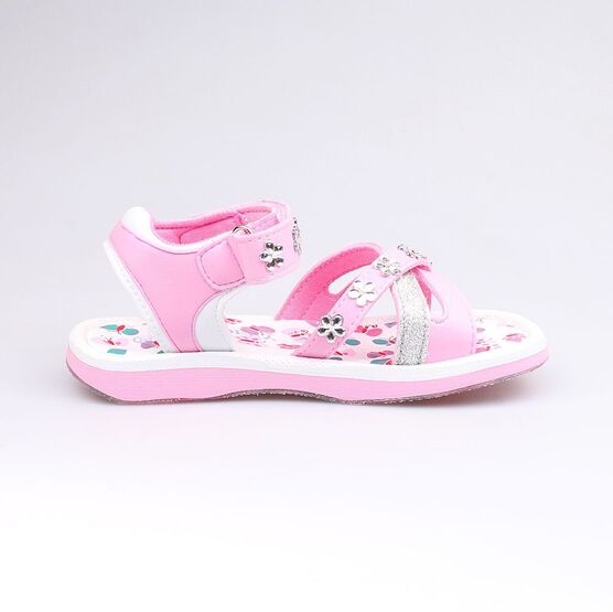 425007-11 Пляжная обувь розовая для девочки розовый фото №2