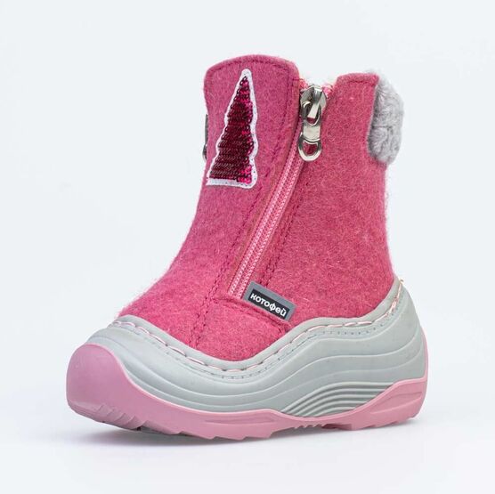 167060-41 Розовые валенки для девочки Елочка для девочки розовый