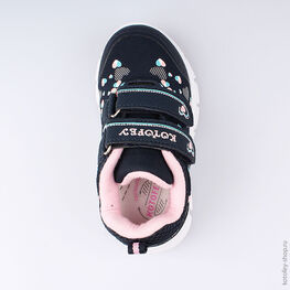 144093-71 Кроссовки для девочки светло-синий фото №4