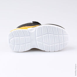 144095-71 Кроссовки с LED-подсветкой на подошве для мальчики чер-ора фото №3