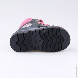 152177-34 Ботинки для девочки син-роз фото №3