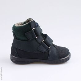 152178-36 Ботинки для мальчики син-зел фото №2