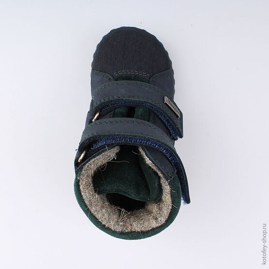 152178-36 Ботинки для мальчики син-зел фото №4
